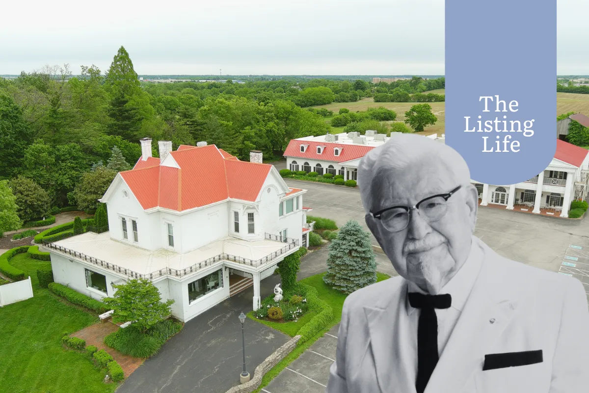 The Listing Life: Inside Colonel Sanders’ Former Home, The Original KFC Headquarters, And The Wild Secret Recipe Drama 